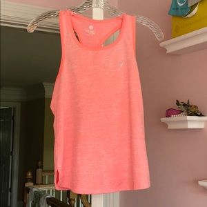 Neon orange old navy workout top